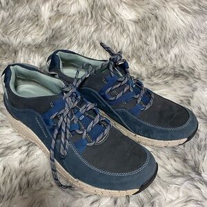 Clarks Blue Wave Walk Wave Range Sneakers Comfort Shoes